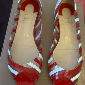 Christian Louboutin Pvc Flats Size 37.5